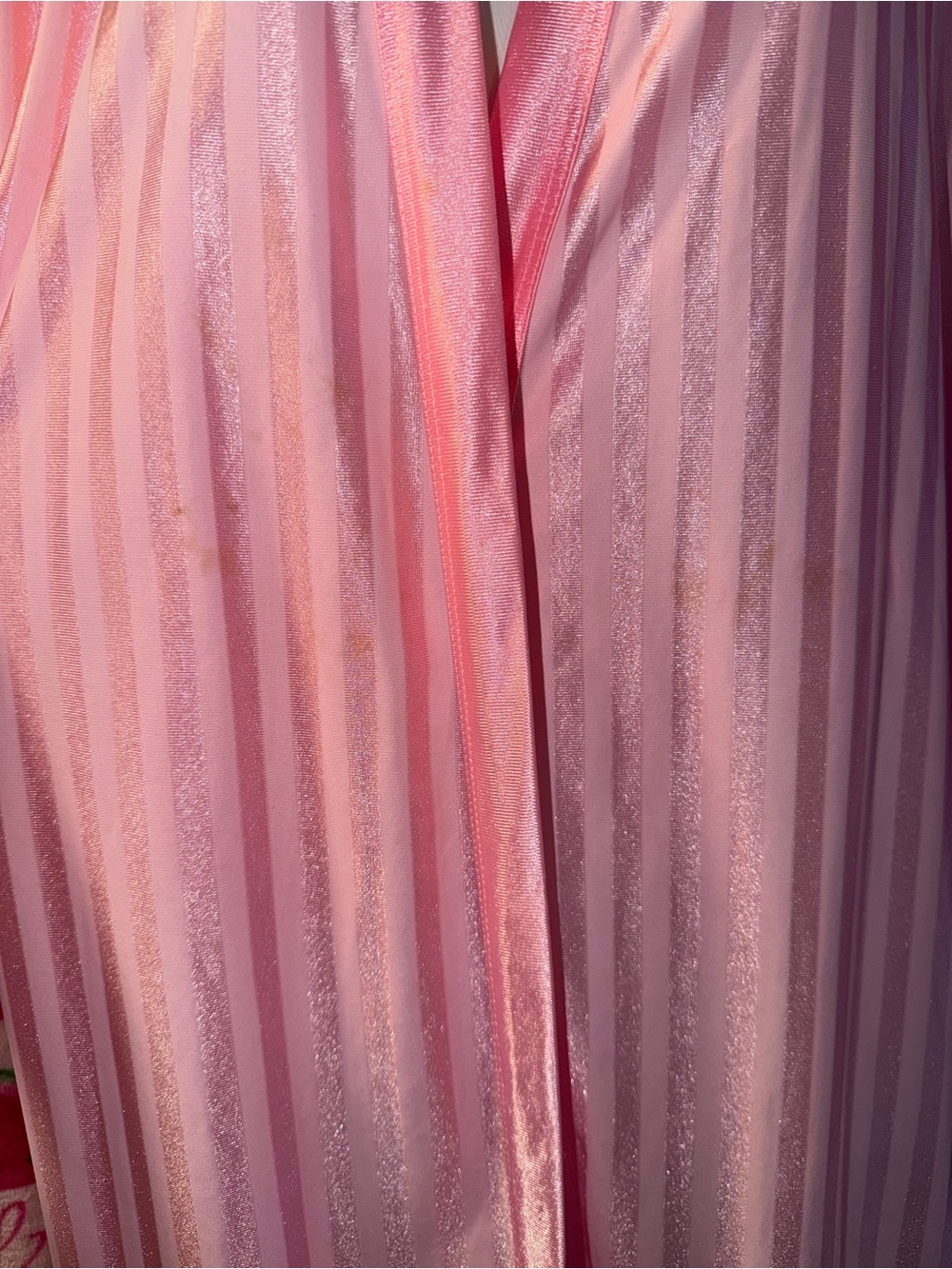🩷 Vintage Striped Long Robe - Picture 10 of 12